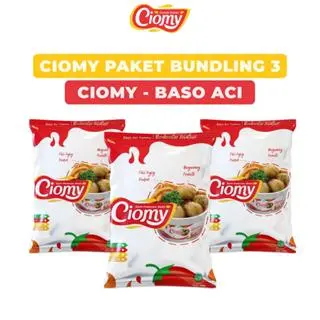 CIOMY - Paket Bundling 3 Sachet Baso Aci Ayam