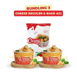 CIOMY - Bundling 3 Cuanki Pedas Kuah Keju dan Ciomy Sachet Rasa Ayam