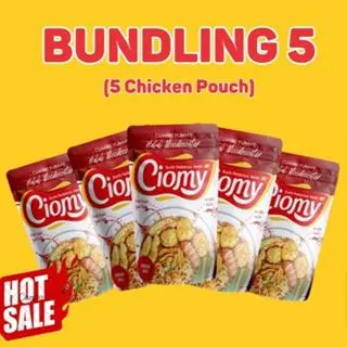 CIOMY - Paket Bundling 5 Cuanki Chicken Spicy Pouch