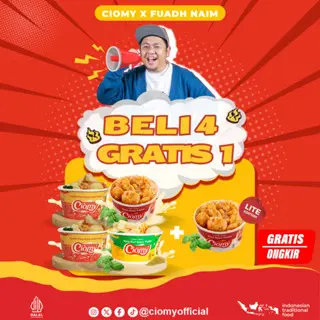 Bundling 4 Cuanki Mix Varian Cup Reguler + 1 Spicy Lite