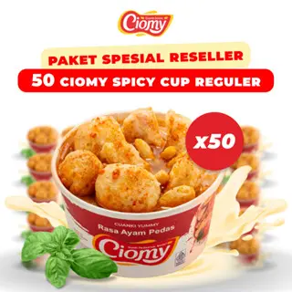 Paket Spesial Reseller Cuanki Spicy Cup Reguler 50pcs