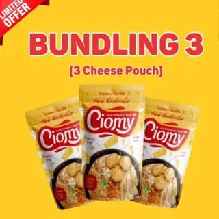 [FG-BUNDLING3POUCHCHEESE-VLA
] CIOMY - Bundling 3 Cuanki Cheese Pouch
