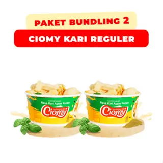 [SKU/00008/02/25
] CIOMY - Bundling 2 Cuanki Kari Cup